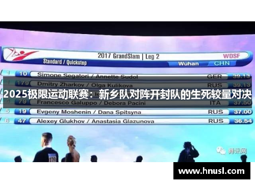 2025极限运动联赛：新乡队对阵开封队的生死较量对决