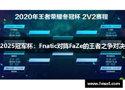 2025冠军杯：Fnatic对阵FaZe的王者之争对决